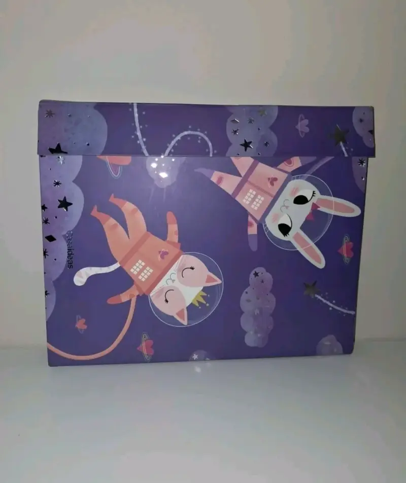 Carpeta organizadora infantil con diseño espacial - 1