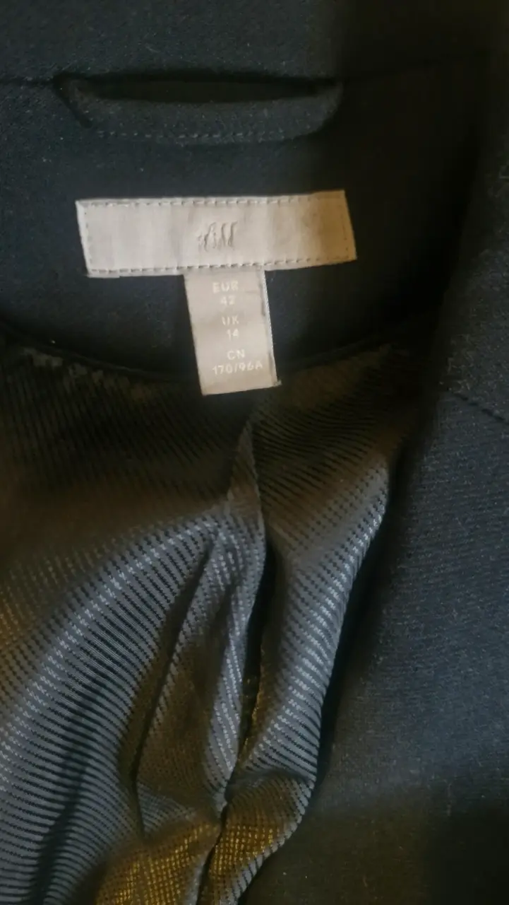 Blazer negro para mujer H&M talla 40/42 - 2