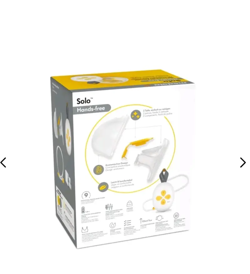 Extractor de Leche Eléctrico Medela Solo Handsfree - 2