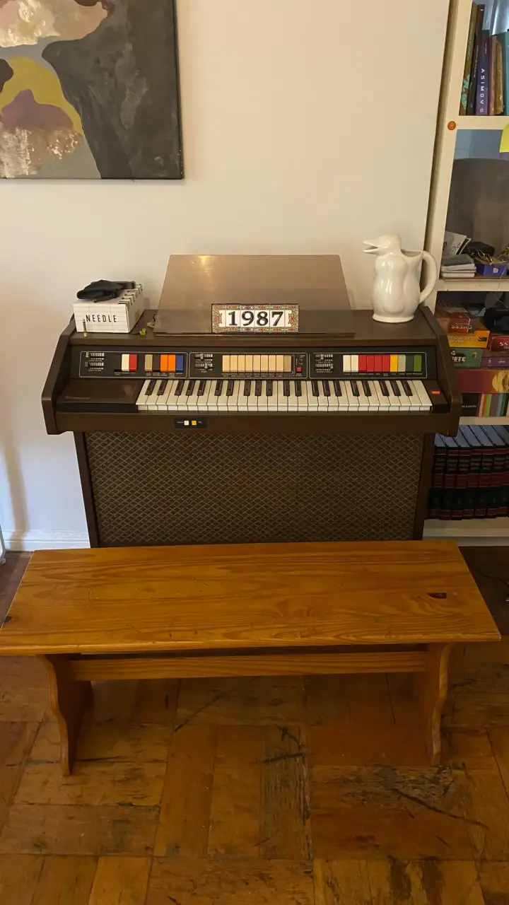 Órgano eléctrico vintage Bontempi con pedal - 2