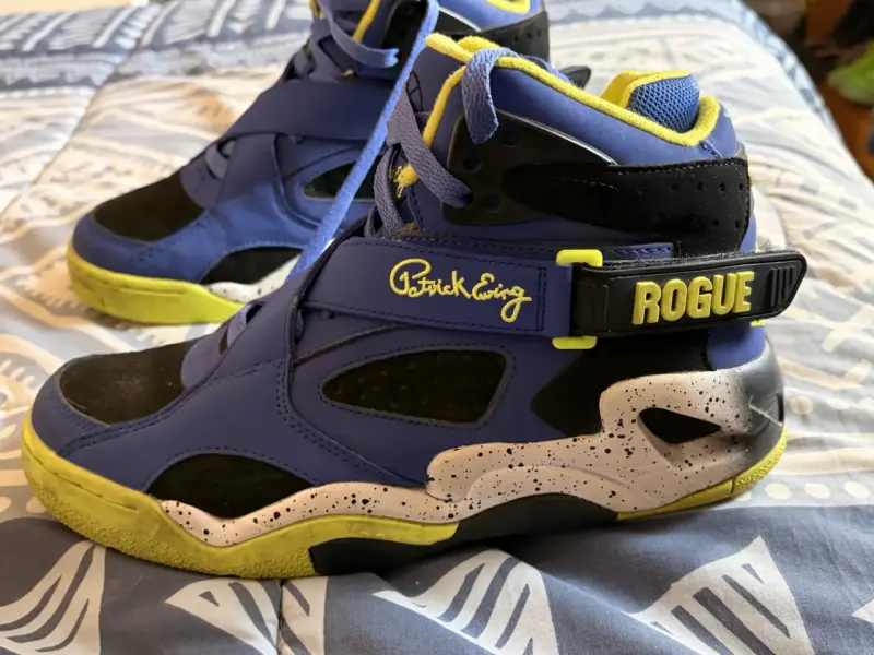 Zapatillas deportivas Patrick Ewing Rogue azul y amarillo - 2