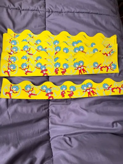 Decoración de pared Dr. Seuss Thing 1 y Thing 2 - miniatura 1