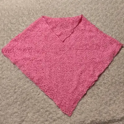 Ponchos tejidos en telar cuadrado - miniatura 2