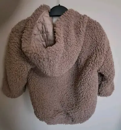 Chaqueta de lana para niños color beige - miniatura 2