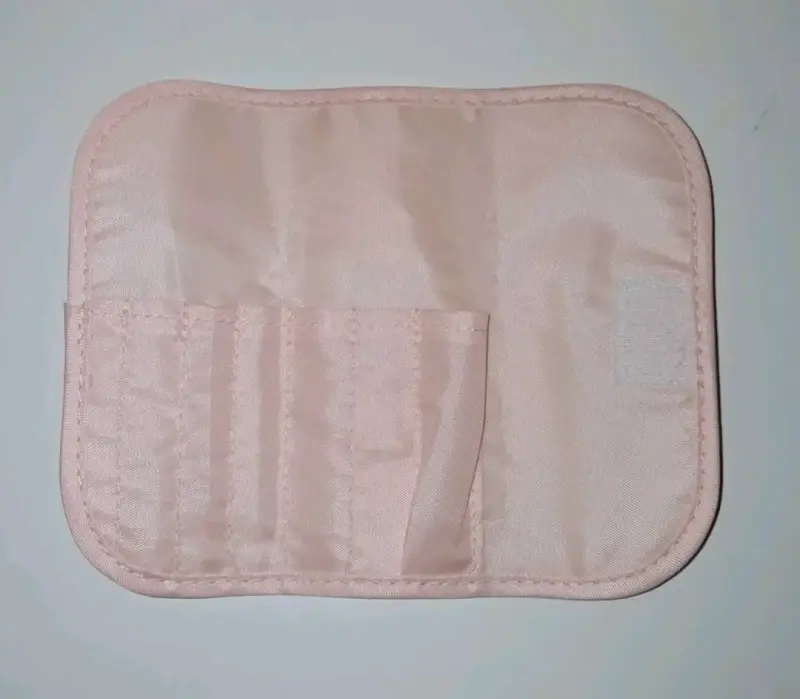 Estuche organizador de maquillaje rosa