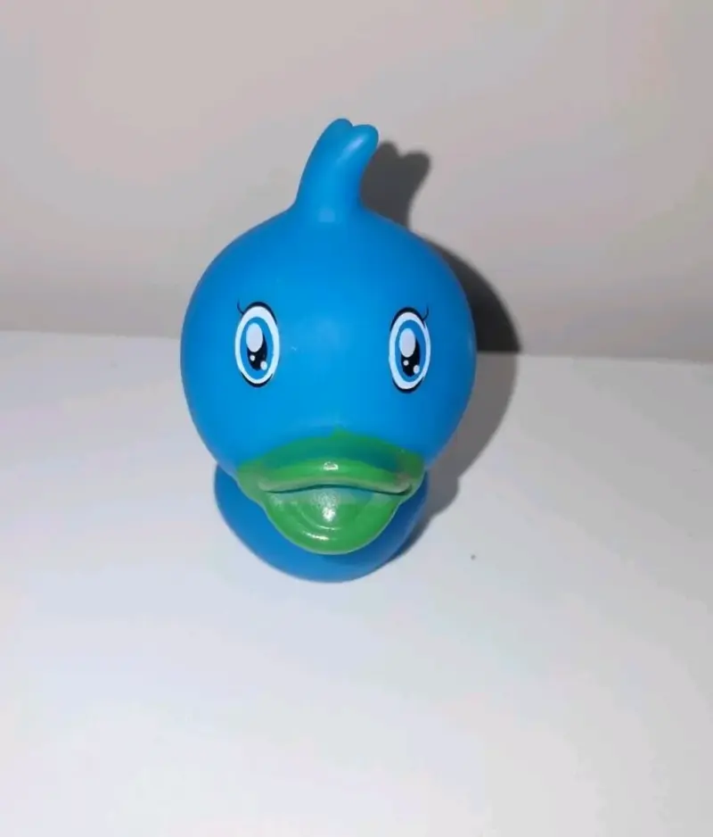 Juguete de baño pato azul para niños