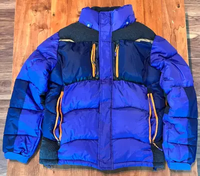 Chaqueta de pluma 700+ azul morado para Mujer - miniatura 1