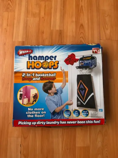 Juego de baloncesto y canasta de ropa sucia - miniatura 2