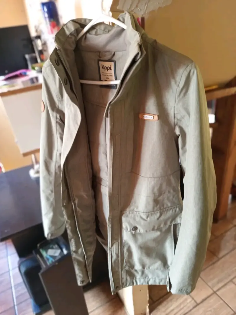 Chaqueta impermeable verde oliva para hombre Uppi - 2
