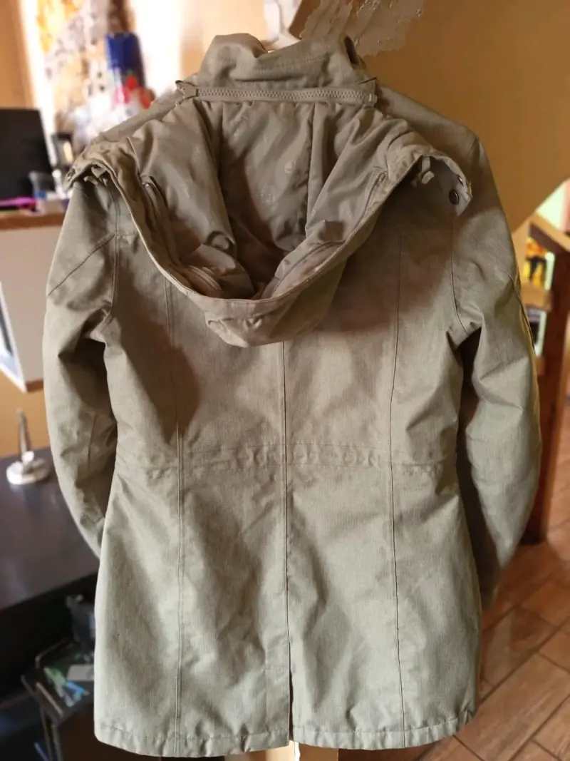 Chaqueta impermeable verde oliva para hombre Uppi - 3