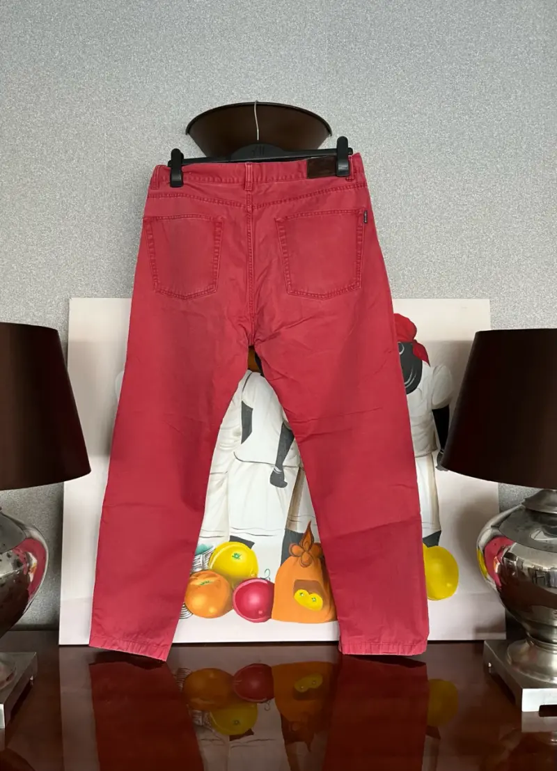 Pantalones rojos Saville Row para hombre - 3