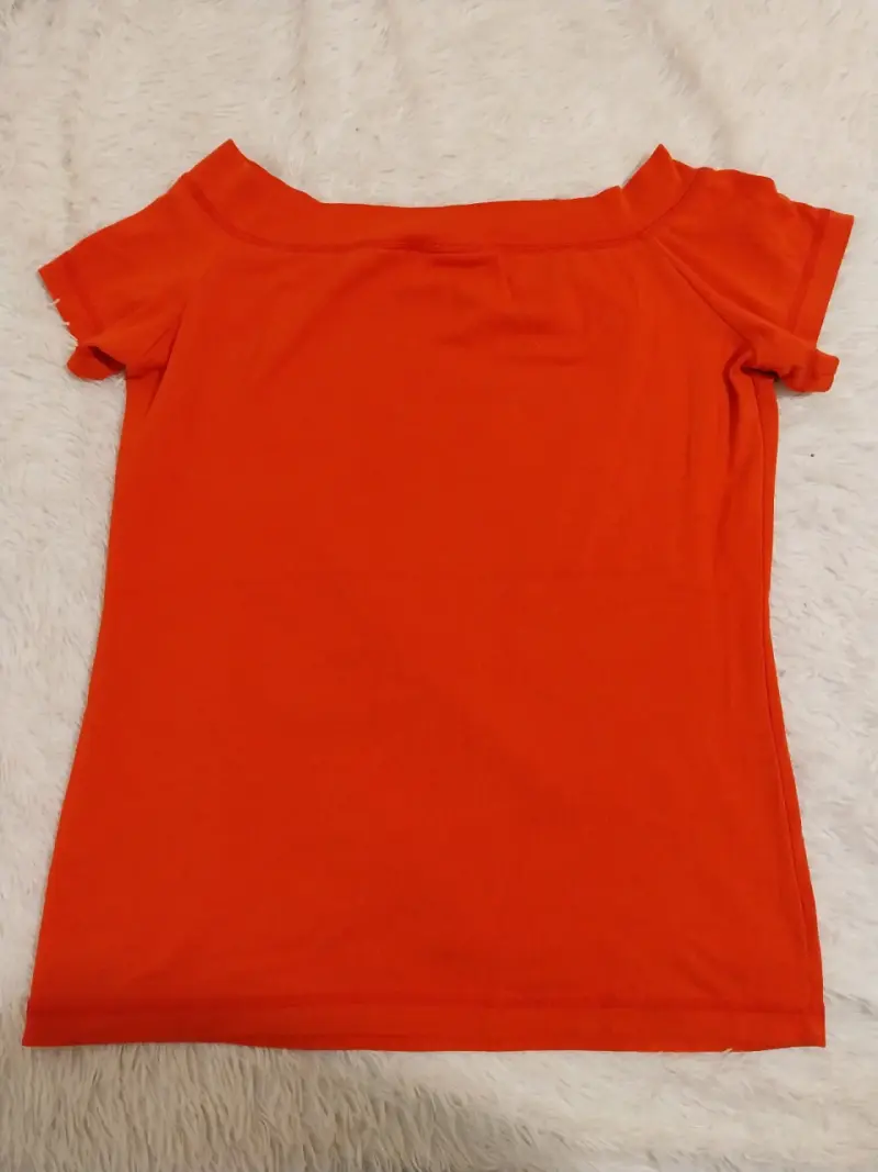 Polera roja de algodón H&M - 2