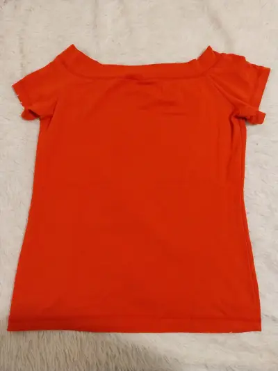 Polera roja de algodón H&M - miniatura 2