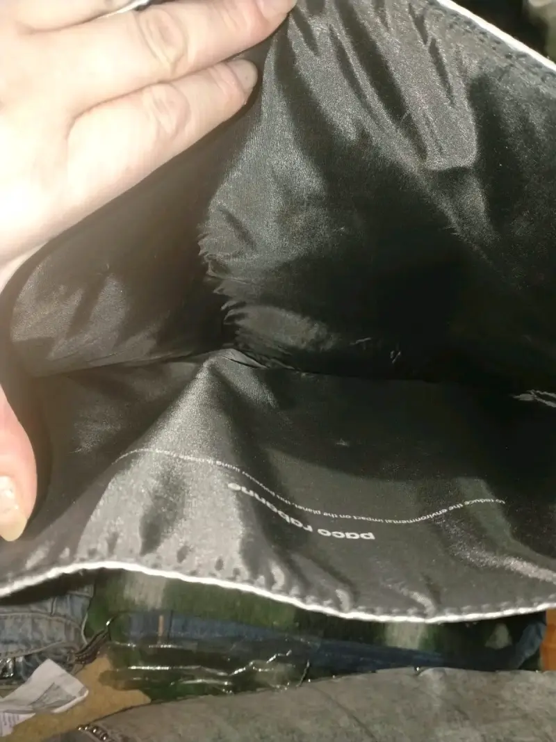 Bolso de mano Paco Rabanne negro elegante - 2