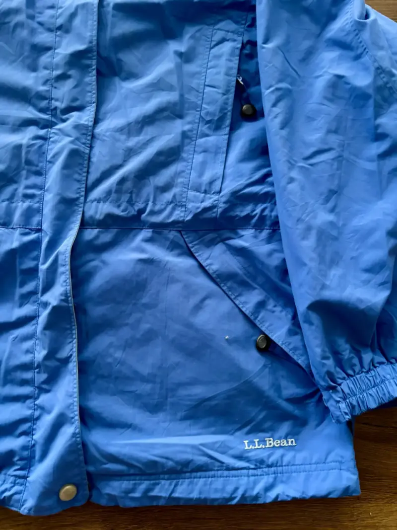 Chaqueta impermeable azul L.L. Bean para mujer - 3