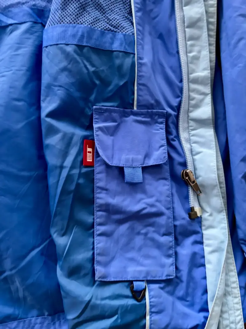 Chaqueta impermeable azul L.L. Bean para mujer - 5
