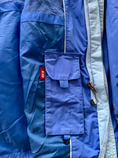 Chaqueta impermeable azul L.L. Bean para mujer - miniatura 5