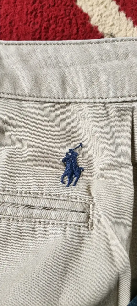 Shorts de hombre Polo Ralph Lauren beige y azul - 4