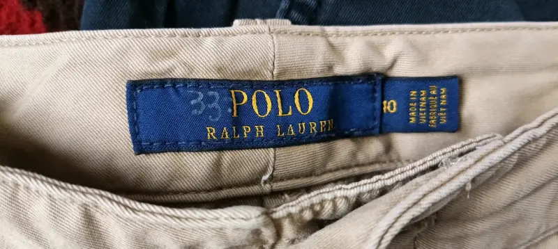 Shorts de hombre Polo Ralph Lauren beige y azul - 5
