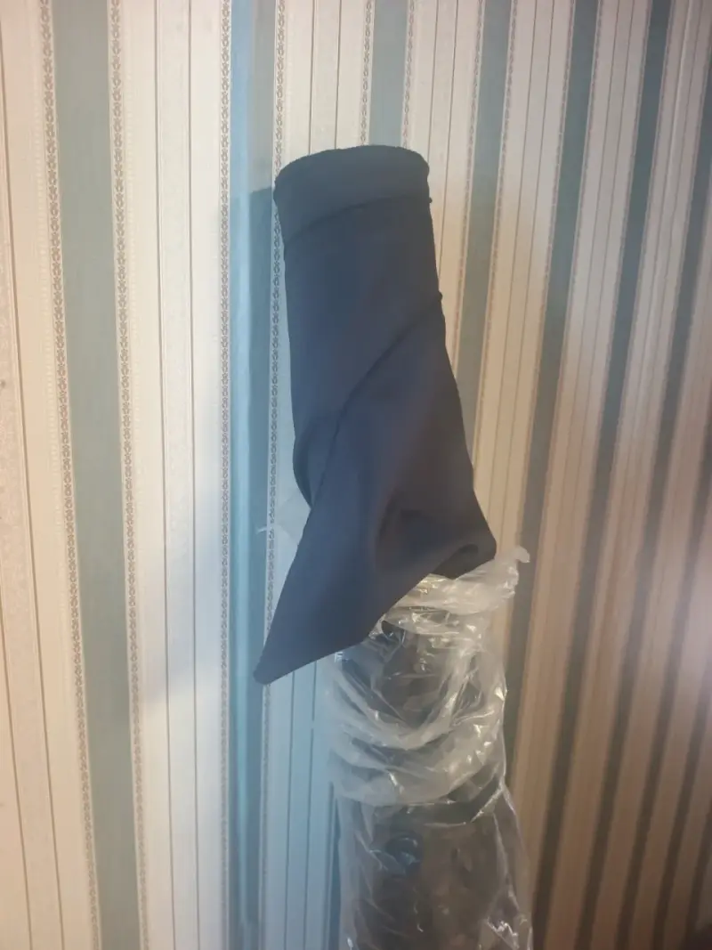 Tela negra para confección de ropa - 2