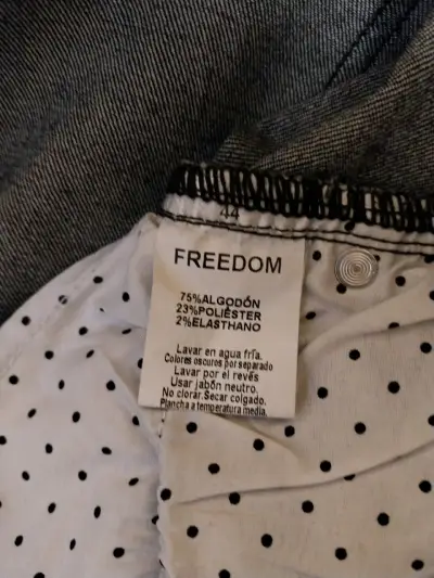 Jeans negros desgastados Freedom talla 44 - miniatura 4