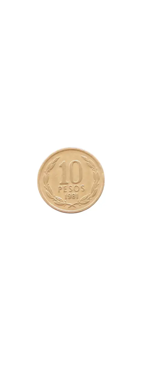 Moneda de 10 Pesos Chile 1981 Libertad - 2