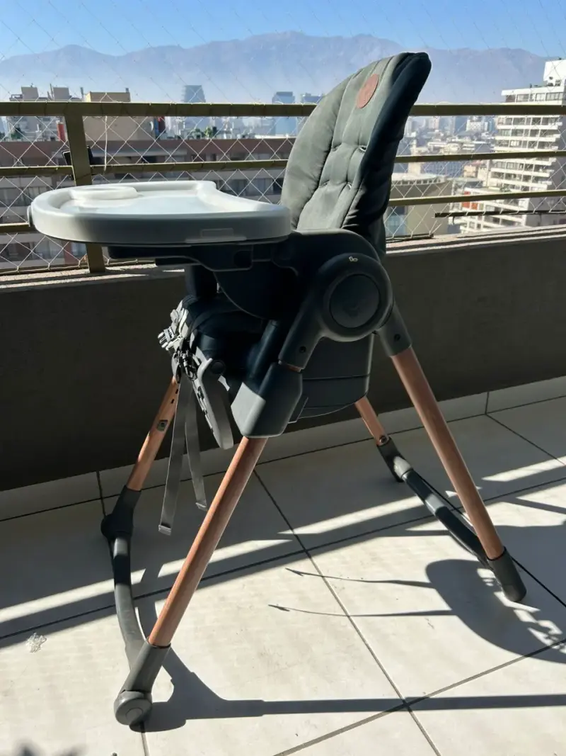 Silla de comer para bebé ajustable y plegable - 2