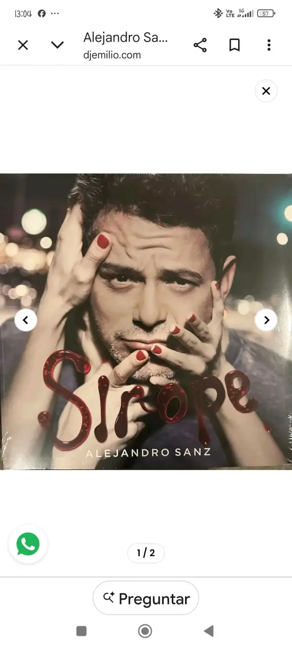 Vinilo Alejandro Sanz Sirope Edición Limitada - 2