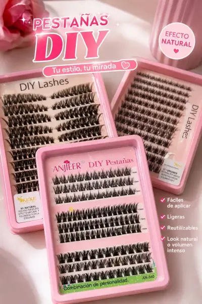 Pestañas Postizas DIY Naturales y Reutilizables - miniatura 1