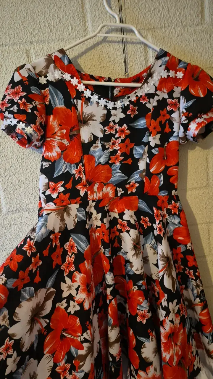 Vestido huasa/cueca talla s/m - 2