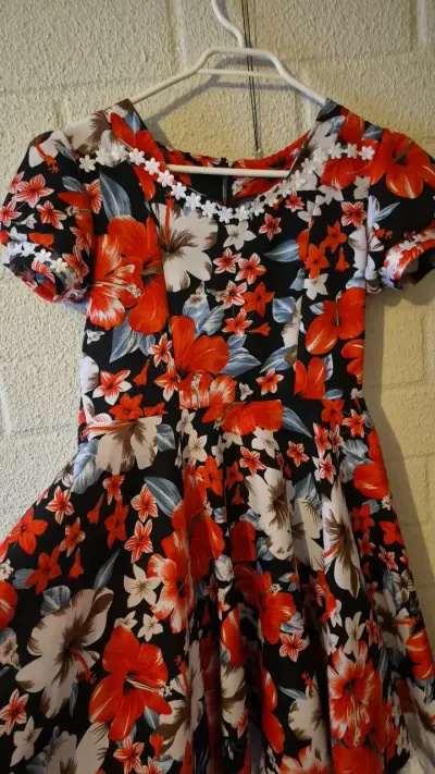 Vestido huasa/cueca talla s/m - miniatura 2
