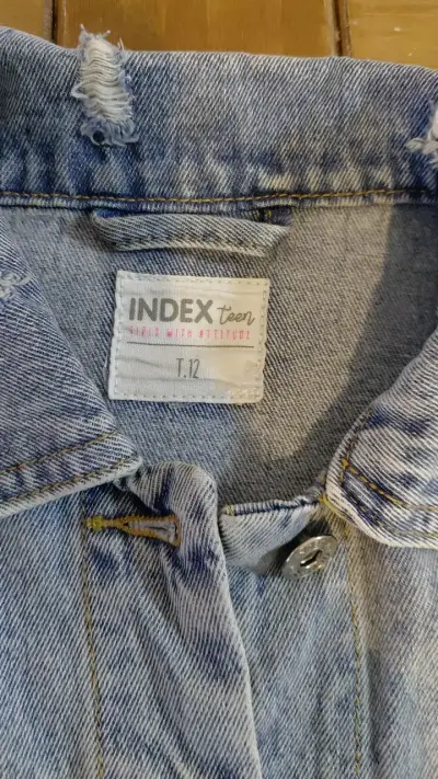 Chaqueta de mezclilla para adolescentes Index - miniatura 2