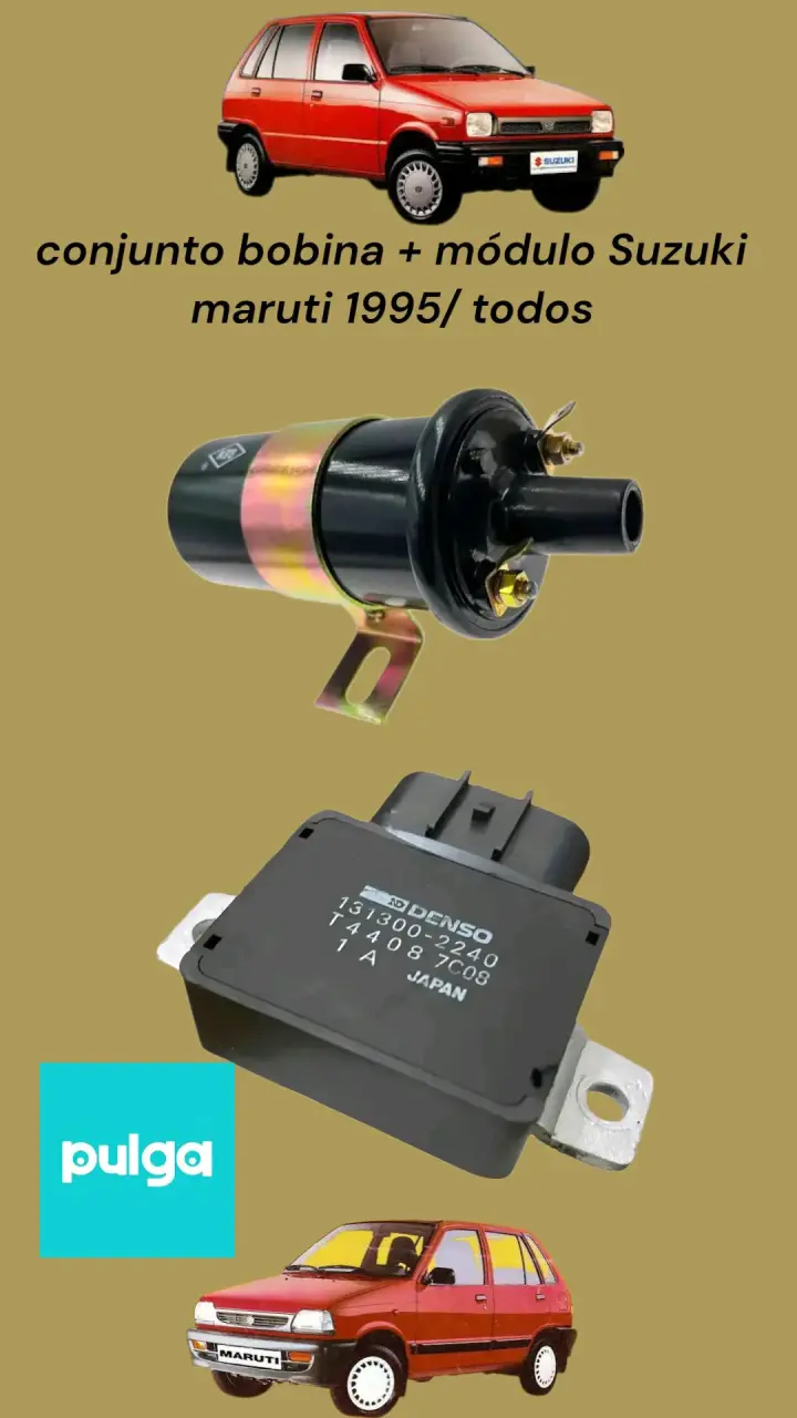 Conjunto bobina y módulo Suzuki Maruti 1995 - 6