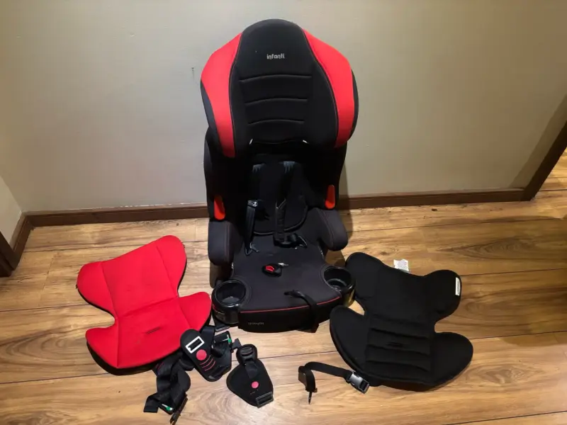 Silla de auto para niños Infanti roja y negra - 1