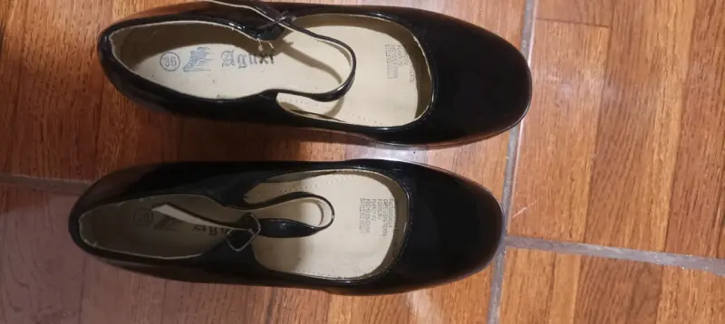 Zapatos de charol negros para niña talla 36