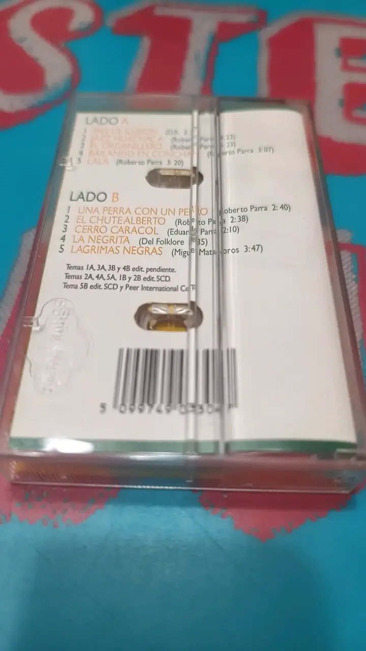 Cassette Los Tres y Roberto Parra 'Peineta' - 2