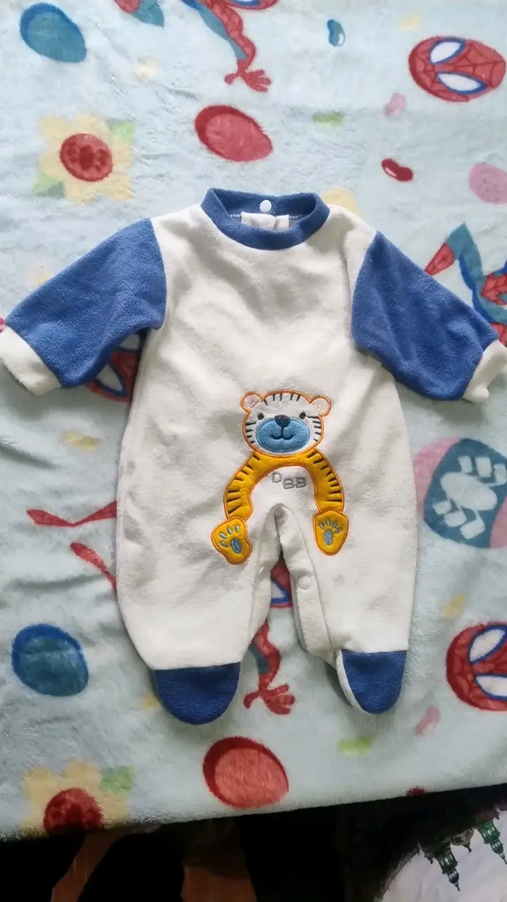 Conjunto de enteritos para bebé en polar suave - 3
