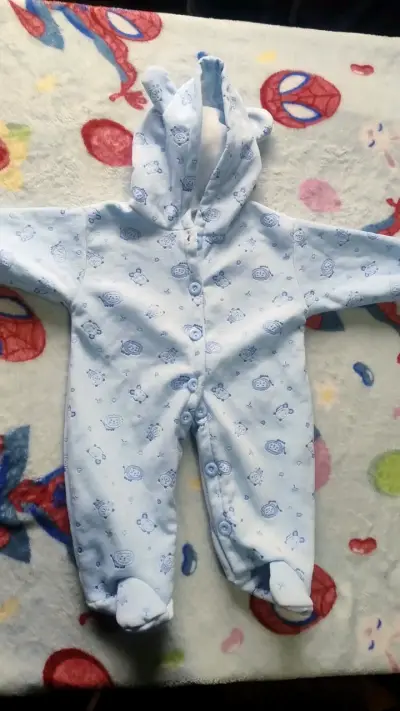Conjunto de enteritos para bebé en polar suave - miniatura 4