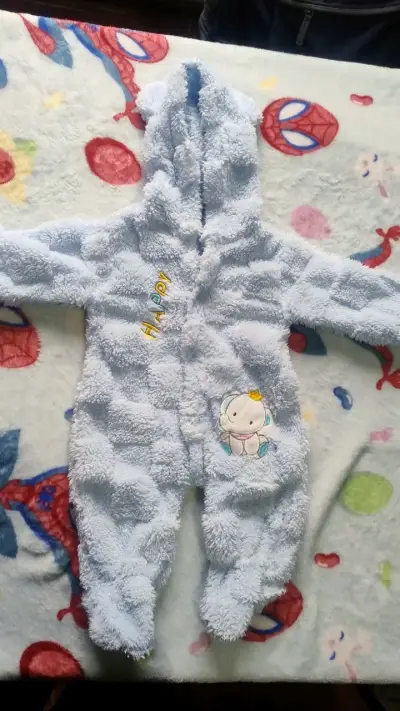 Conjunto de enteritos para bebé en polar suave - miniatura 6