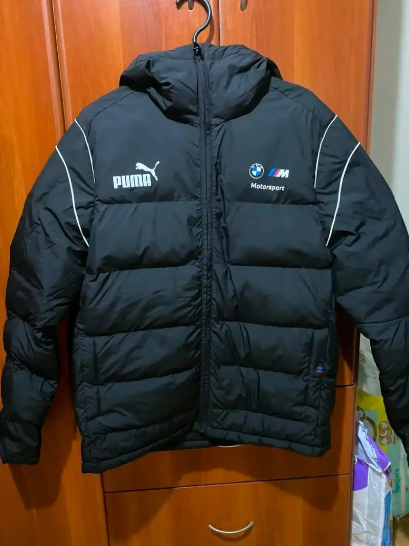 Chaqueta negra Puma BMW Motorsport con capucha - 2