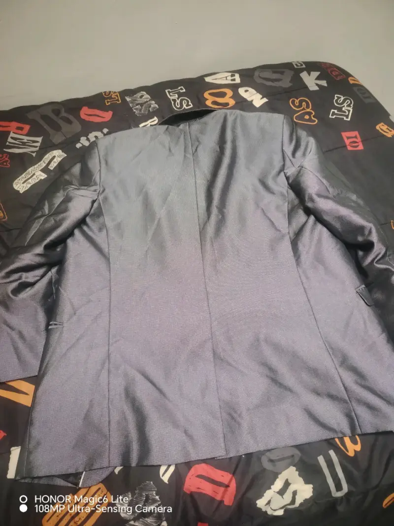 Traje de Hombre Gris con Chaleco - 5