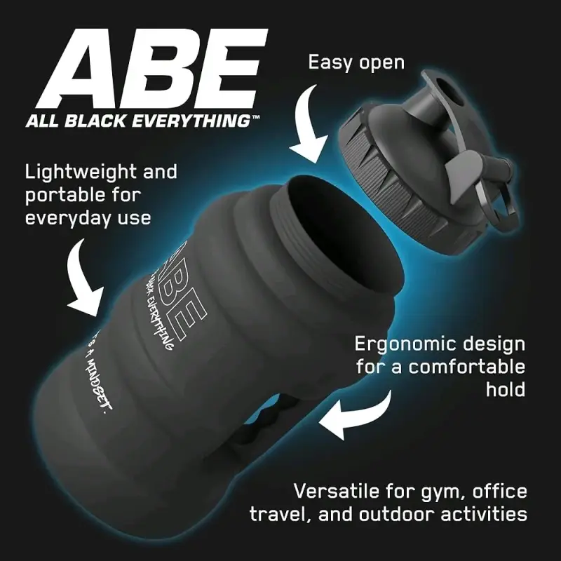 Botella de Agua ABE 2.5L Negra - 5