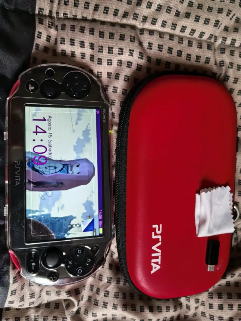 Consola portátil PS Vita Sony color rosa japonés - 1