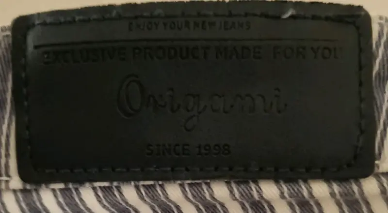 Jeans a rayas para mujer Origami - 3