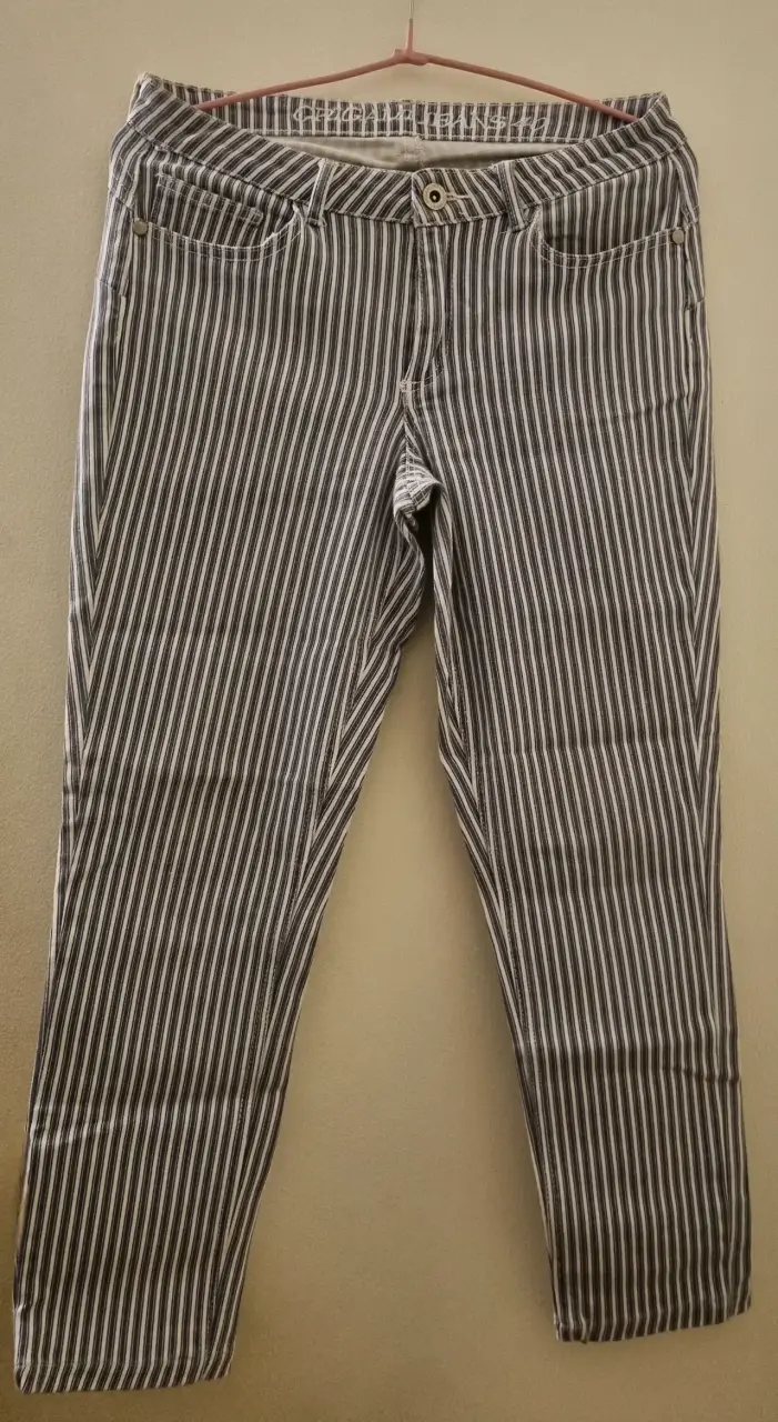 Jeans a rayas para mujer Origami - 4