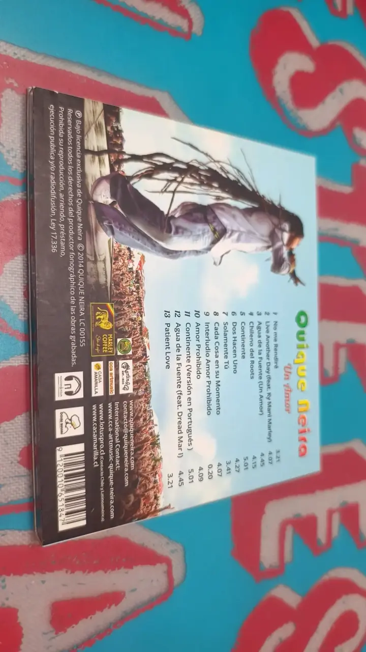 CD Quique Neira Un Amor Reggae - 3