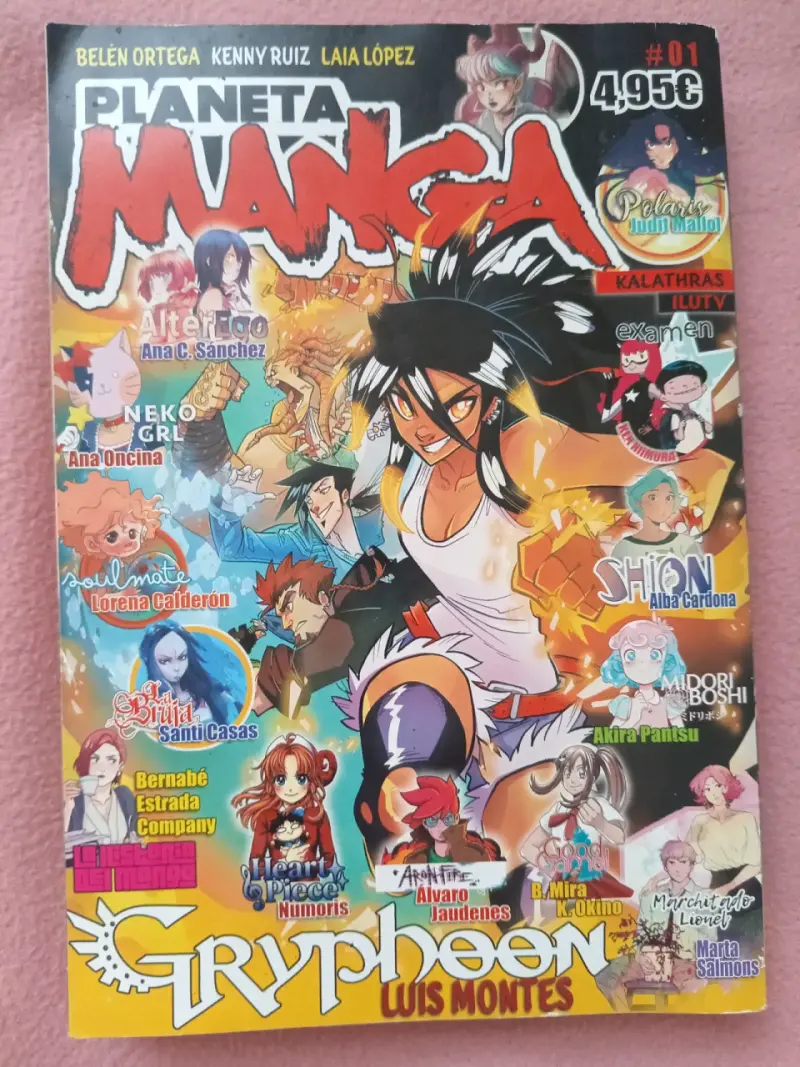 Planeta Manga #01 con historias de varios