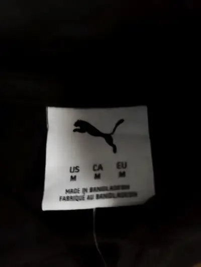 Polerón con capucha negro Puma logo dorado - miniatura 6