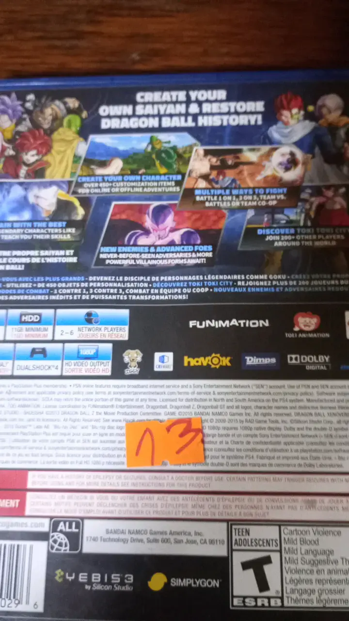 Juego PS4 Dragon Ball Xenoverse - 2
