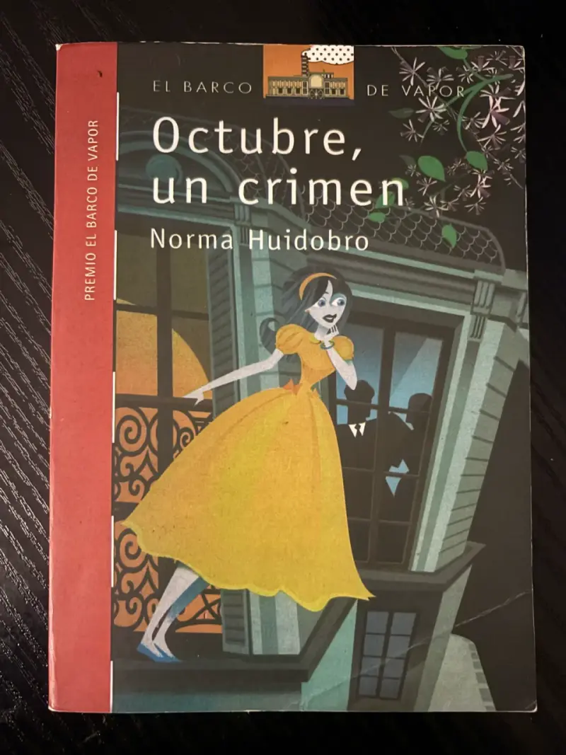 Libro 'Octubre, un crimen' de Norma Huidobro